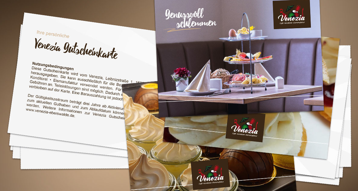 Venezia Geschenkgutschein zum Genießen